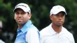 Sergio Garc�a y Tiger Woods