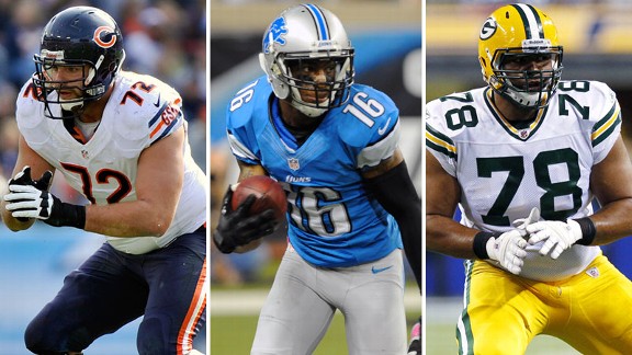 Gabe Carimi, Titus Young, Derek Sherrod