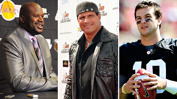 Shaquille O'Neal, Jose Canseco and AJ McCarron