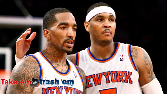 Carmelo Anthony, J.R. Smith