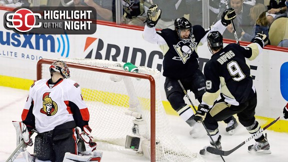 Sidney Crosby, Pascal Dupuis, Craig Anderson