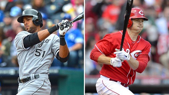 Alex Rios and Jay Bruce