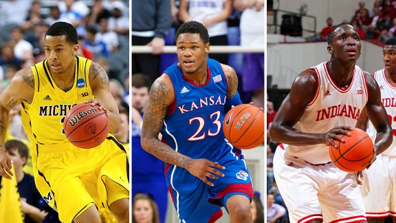 Trey Burke, Ben McLemore and Victor Oladipo