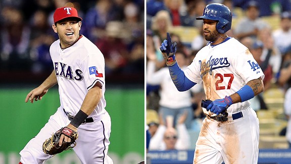 Ian Kinsler and Matt Kemp