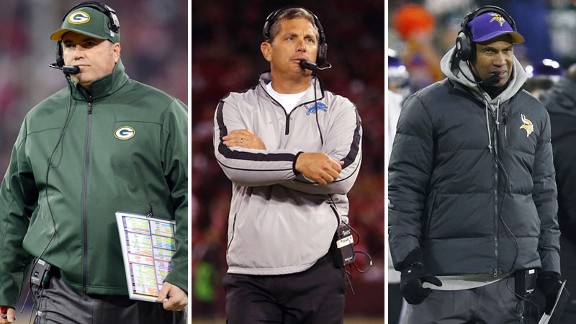 Mike McCarthy, Jim Schwartz, Leslie Frazier