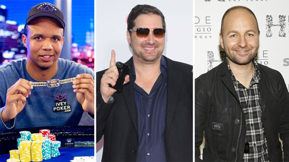 Phil Ivey, Phil Hellmuth, Daniel Negreanu