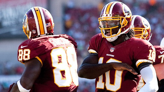 Pierre Garcon and Robert Griffin III