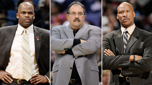 Nate McMillan, Byron Scott, Stan Van Gundy