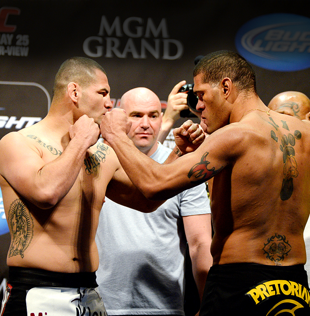 Cain Velasquez and Antonio Silva