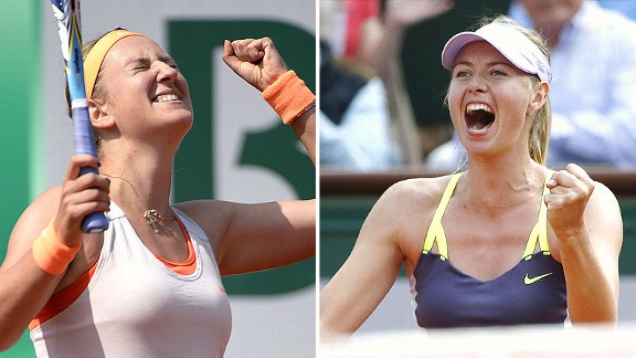 Victoria Azarenka and Maria Sharapova