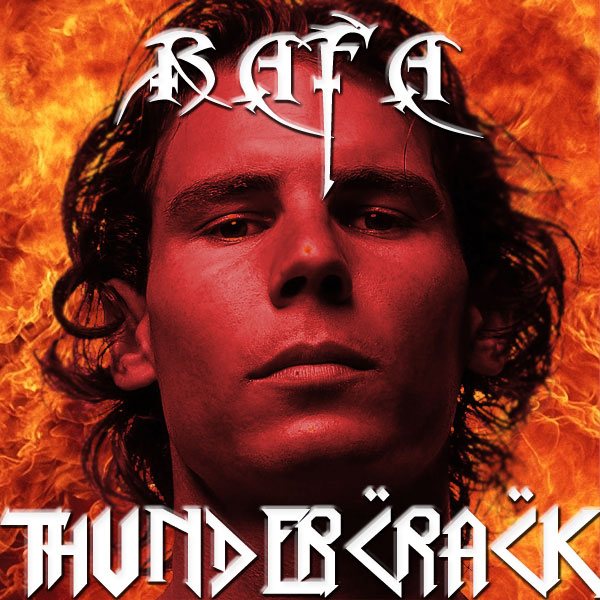 Rafael Nadal Album Art - Brian Phillips Graphic