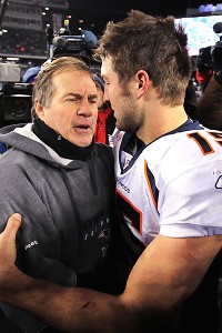 Bill Belichick and Tim Tebow