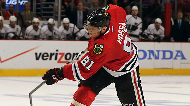 The Chicago Blackhawks' Marian Hossa