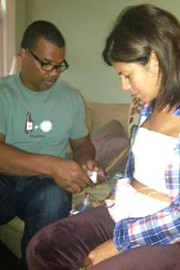Ken Williams and Zoraida Sambolin
