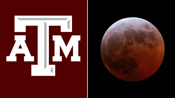 Moon: The red colouring arises because of the scattering of sunlight in the Earth's atmosphere. Sunlight reaching the Moon must pass through a long and dense layer of the Earth's atmosphere, where it is scattered by dust particles. Shorter wavelengths are