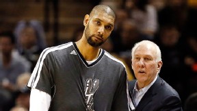 Gregg Popovich and Tim Duncan