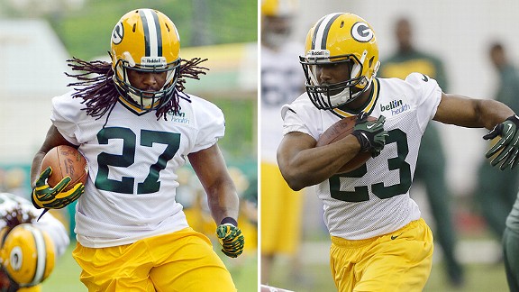 Eddie Lacy and Johnathan Franklin