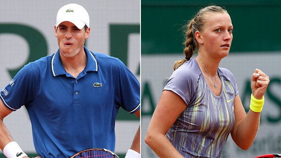 John Isner and Petra Kvitova