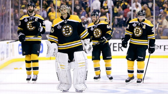 Patrice Bergeron, Zdeno Chara, Tuukka Rask, Dennis Seidenberg