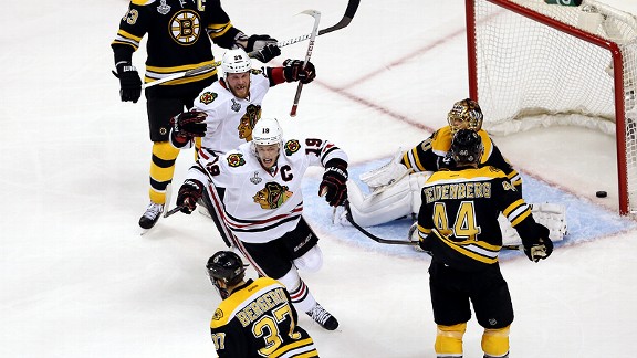 Boston Bruins dejected