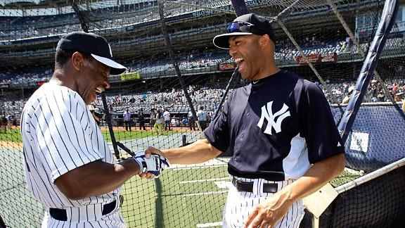 Rickey Henderson and Mariano Rivera