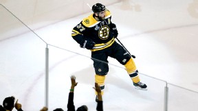 Patrice Bergeron of the Boston Bruins