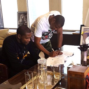 Kevin Durant and Jay-Z