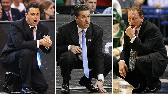 Sean Miller, John Calipari and Tom Izzo