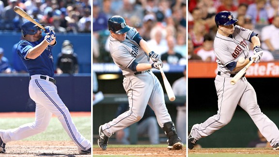 Adam Lind, Jedd Gyorko and Matt Dominguez