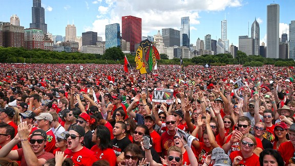 Chicago Blackhawks rally