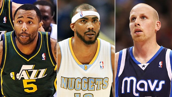Mo Williams, Corey Brewer & Chris Kaman