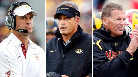 Lane Kiffin, Gary Pinkel, Randy Edsall