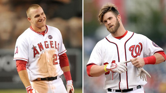 Mike Trout and Bryce Harper