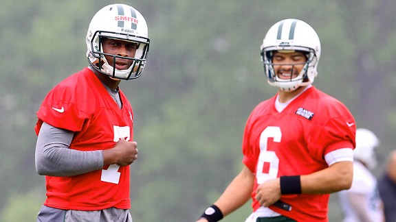 Geno Smith and Mark Sanchez