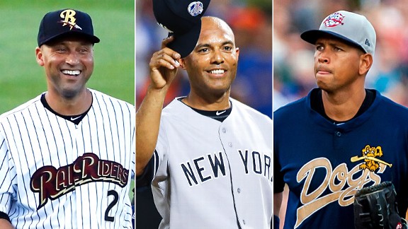 Derek Jeter, Mariano Rivera & Alex Rodriguez