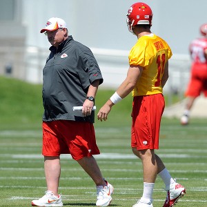 Andy Reid and Alex Smith