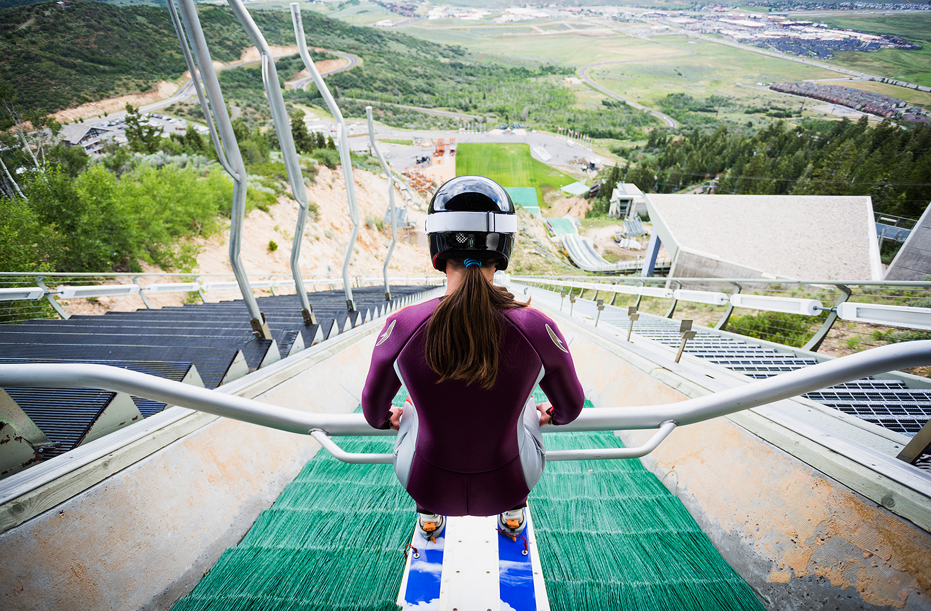 Total Access U.S. women's ski jumping team Total Access U.S. women