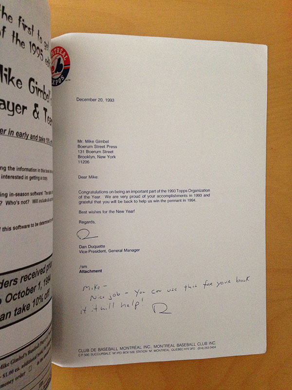 Mike Gimbel Letter - Hua Hsu/Grantland