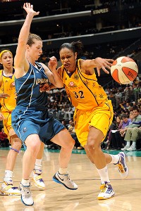 Tina Thompson and Katie Smith