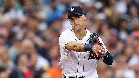 Jose Iglesias, traded from the Red Sox to the Tigers this week, is an elite defensive infielder.