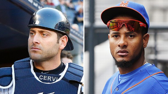 Francisco Cervelli and Jordany Valdespin