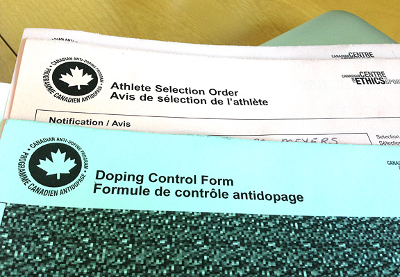 Doping Control Form