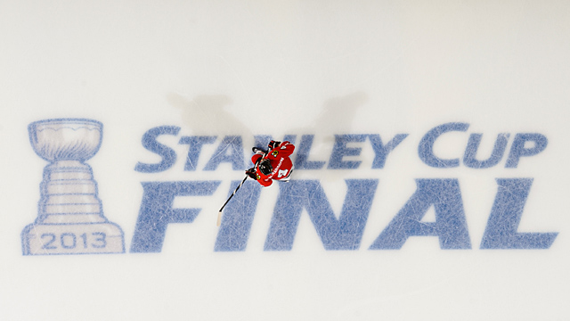 Niklas Hjalmarsson #4 of the Chicago Blackhawks