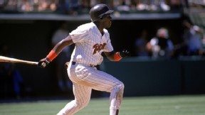 Tony Gwynn #19 of the San Diego Padres