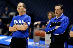Chris Collins and Mike Krzyzewski