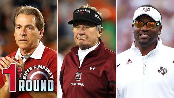 Nick Saban, Steve Spurrier & Kevin Sumlin
