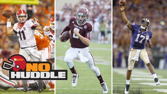 Aaron Murray, Johnny Manziel and Keith Price