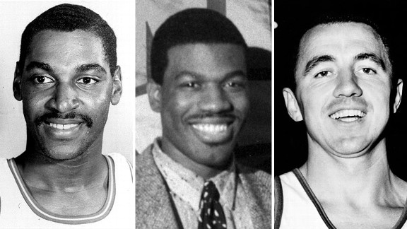 Roger Brown, Bernard King and Richie Guerin
