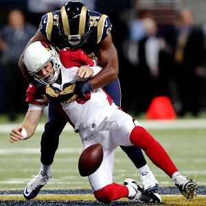 Robert Quinn sacks Carson Palmer