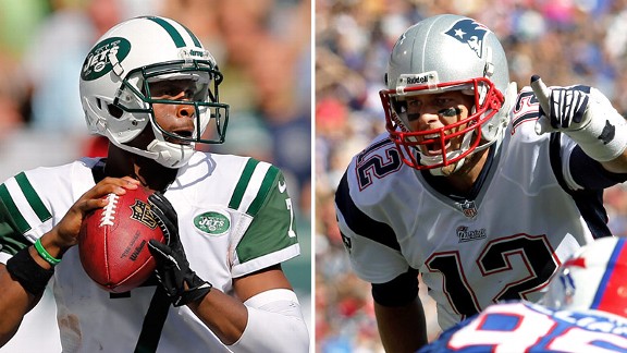 Geno Smith and Tom Brady